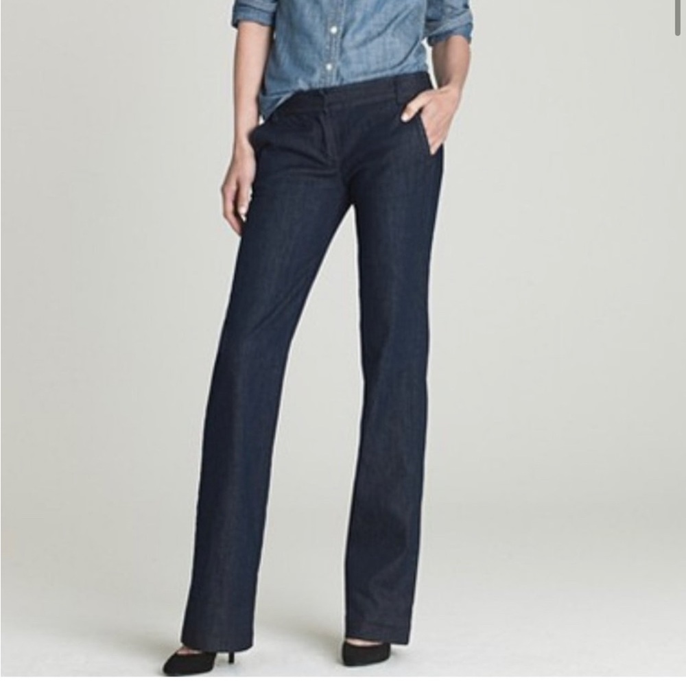 J Crew City Fit Mid Rise Trouser Jean